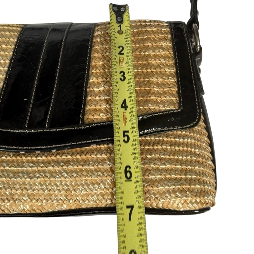 Vintage Coldwater Creek Black and Tan Crossbody Bag - Picture 4 of 14